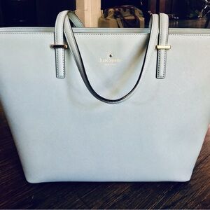kate spade shoulder bag in “hazy” blue - discontinued!